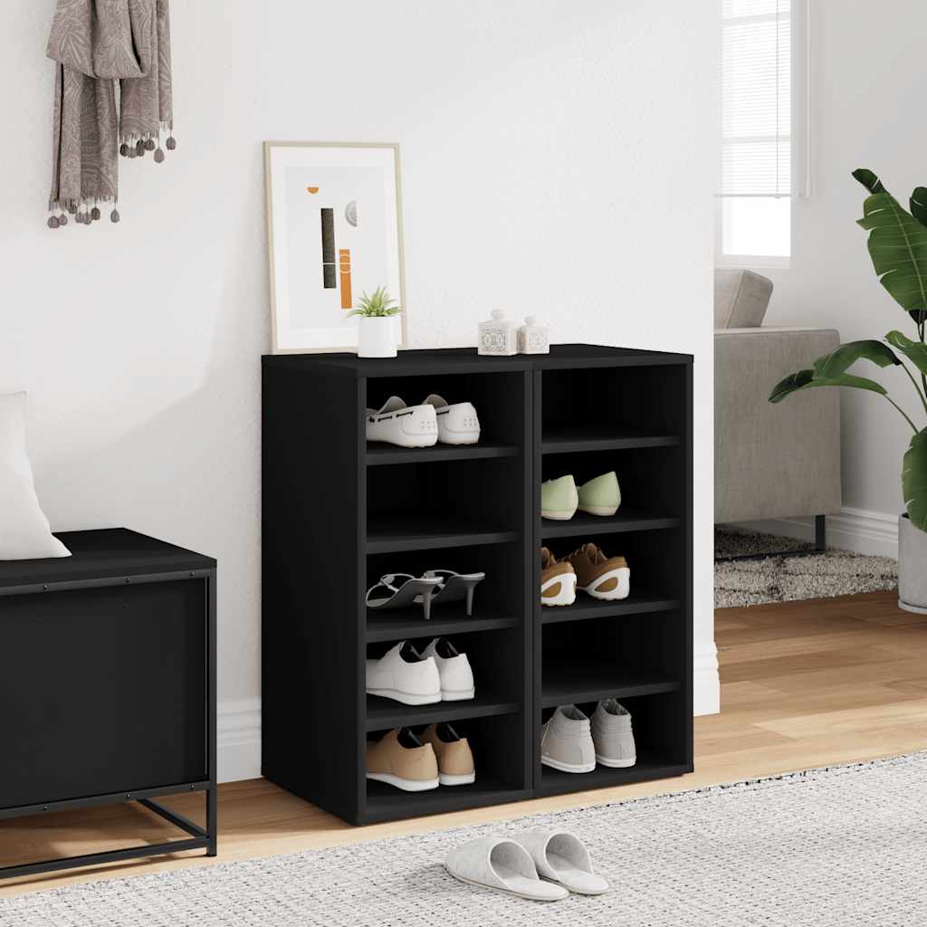 vidaXL Shoe cabinets 31.5 x 35 x 70 cm Black 1