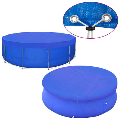 vidaXL Pool Cover | Set of 2 | Dark blue | Polyethylene 4