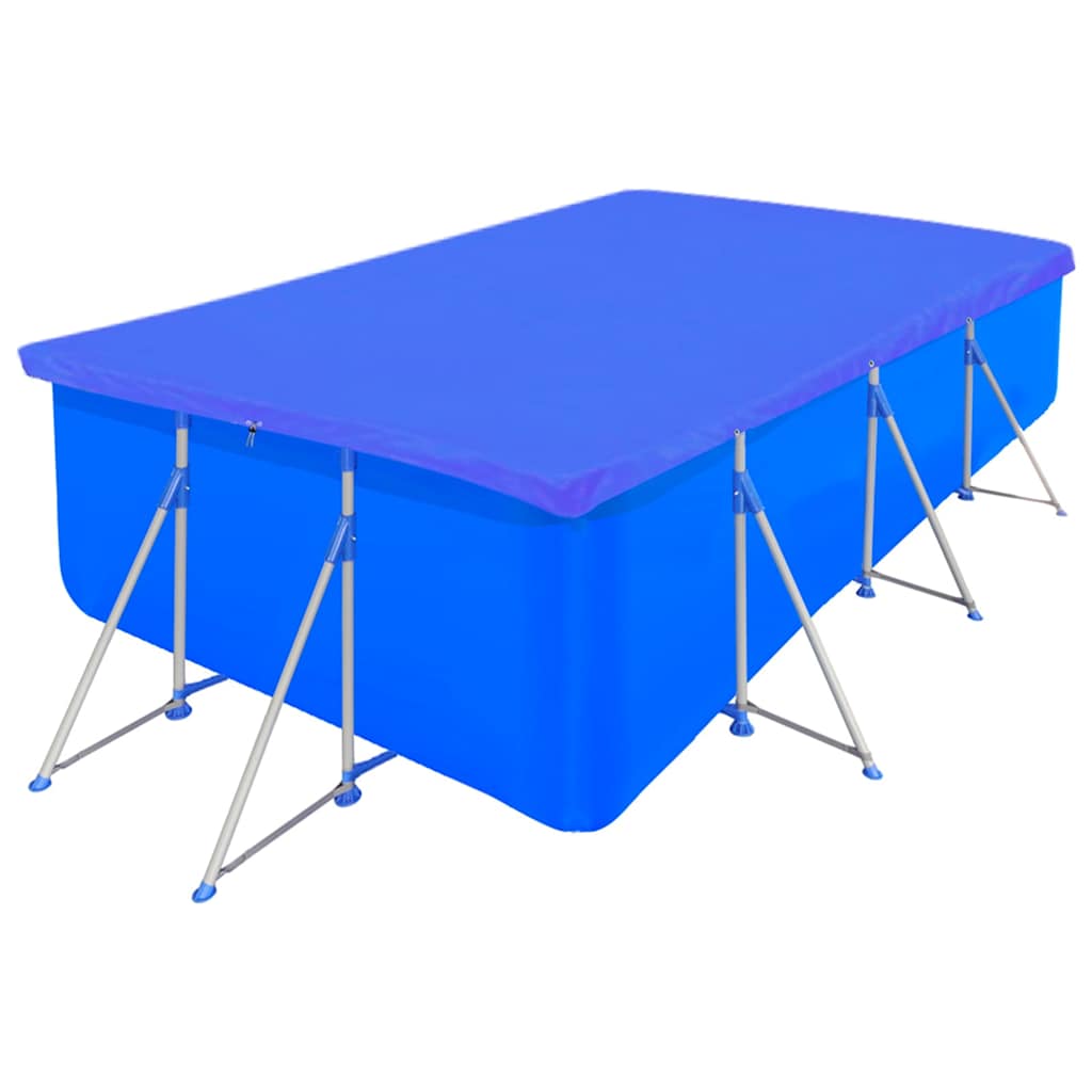 vidaXL Pool Cover | Set of 2 | Dark blue | Polyethylene | 394 x 207 x 10 cm 2