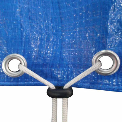 vidaXL Pool Cover | Set of 2 | Dark blue | Polyethylene | 394 x 207 x 10 cm 5