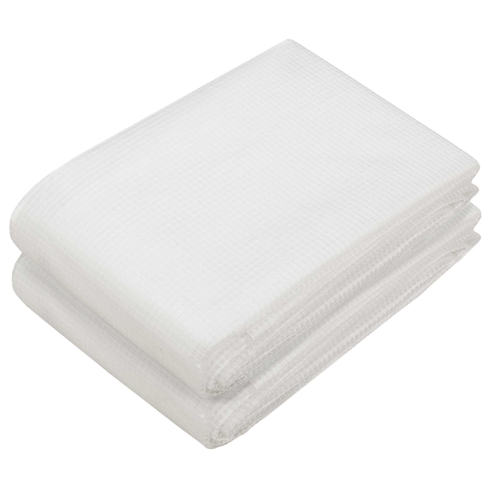 vidaXL Leno Tarpaulins 2 pcs 260 g/m² 3x5 m White 3