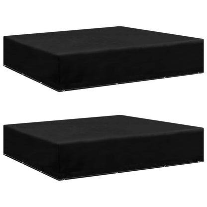 Garden Furniture Covers 8 Eyelets 2 pcs Standard Height 70 cm 250 cm 250 cm