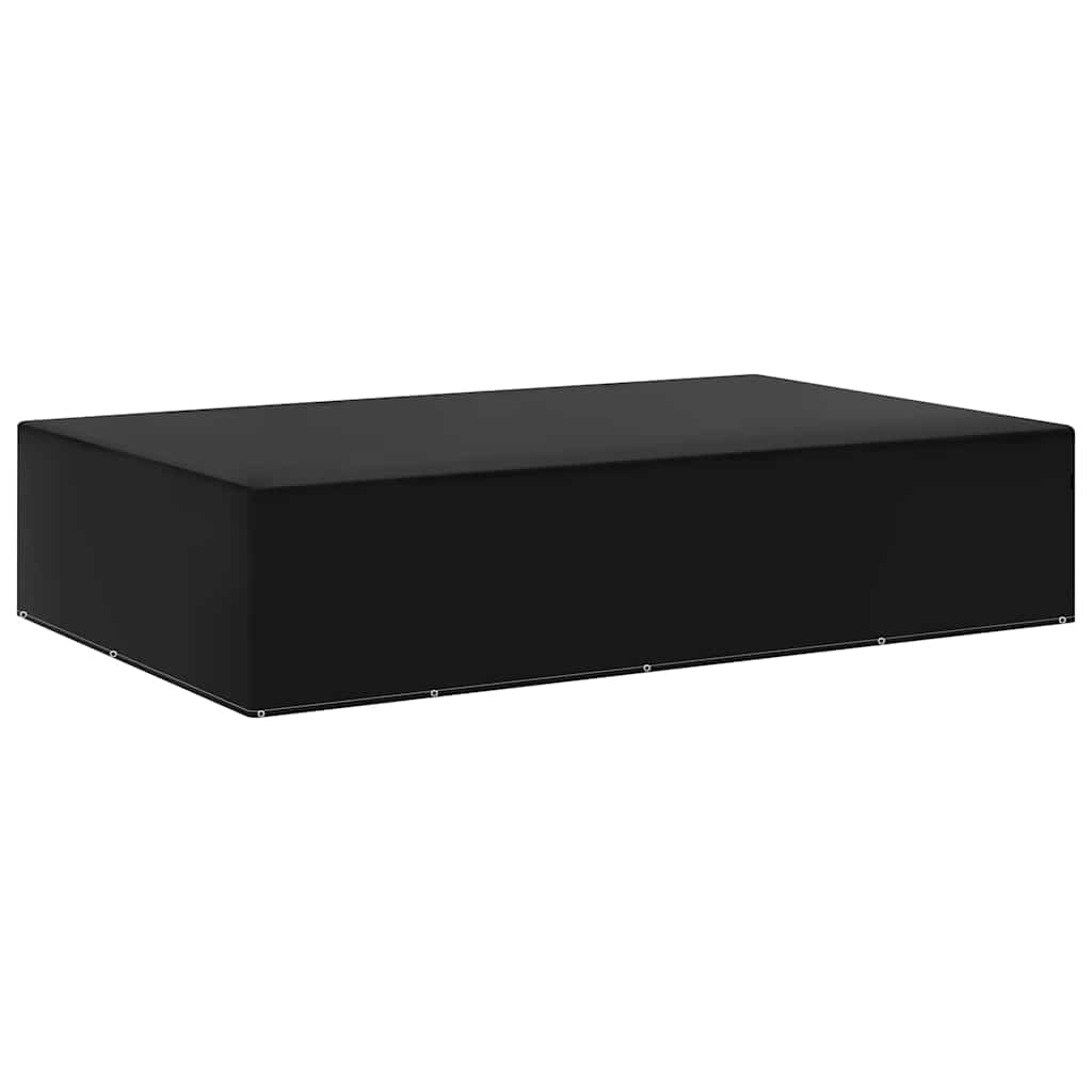 vidaXL Garden Furniture Cover | Set of 2 | Black | Polyethylene | Large 2