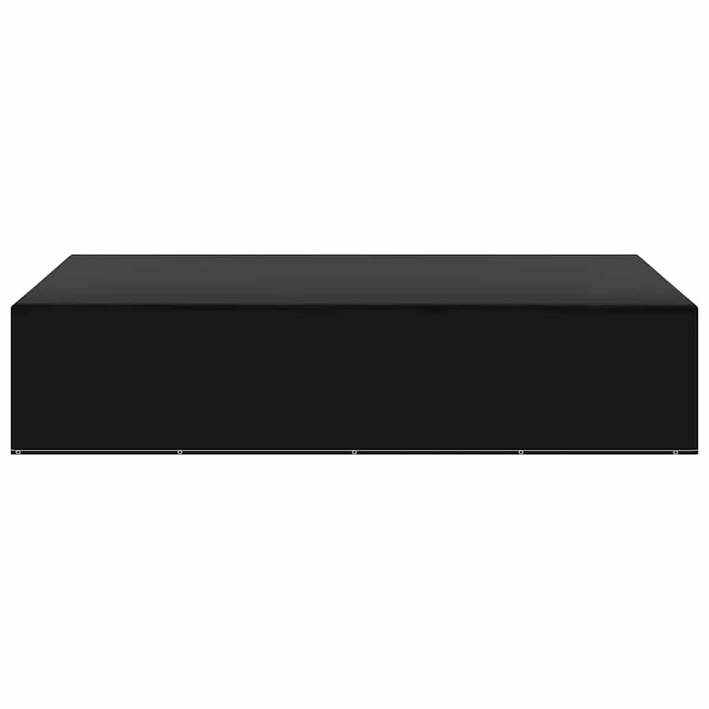 vidaXL Garden Furniture Cover | Set of 2 | Black | Polyethylene | Large 3