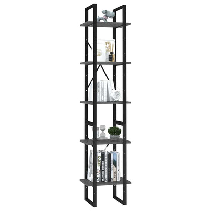 vidaXL Book Cabinet | Grey | Engineered wood | Medium | Book Cabinet 3