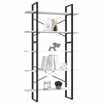 vidaXL Book Cabinet | White | Engineered wood, metal | Large | Modular 3