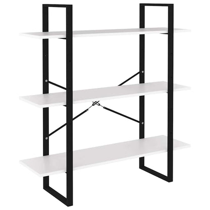 vidaXL Book Cabinet | White | Engineered wood, metal | Large | Modular 4