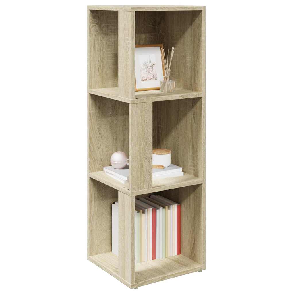 809029 vidaXL Corner Cabinet Sonoma Oak 33x33x100 cm Engineered Wood 6