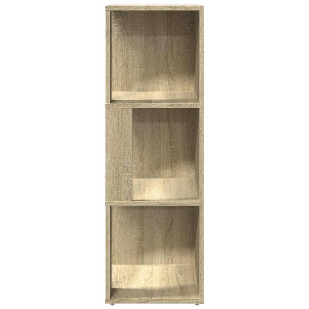 809029 vidaXL Corner Cabinet Sonoma Oak 33x33x100 cm Engineered Wood 4