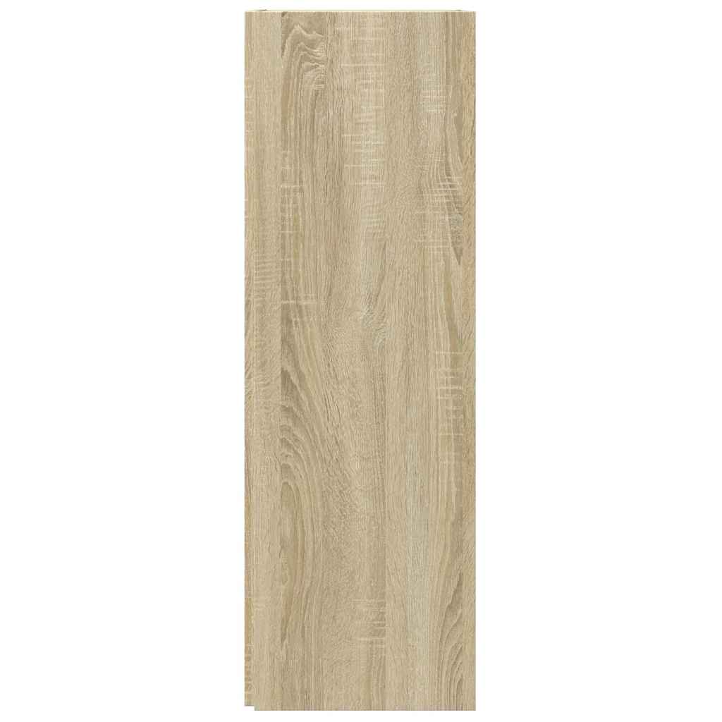 809029 vidaXL Corner Cabinet Sonoma Oak 33x33x100 cm Engineered Wood 5