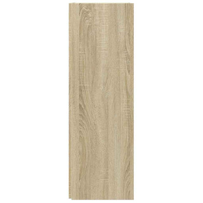 809029 vidaXL Corner Cabinet Sonoma Oak 33x33x100 cm Engineered Wood 5
