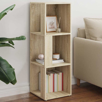 809029 vidaXL Corner Cabinet Sonoma Oak 33x33x100 cm Engineered Wood 1