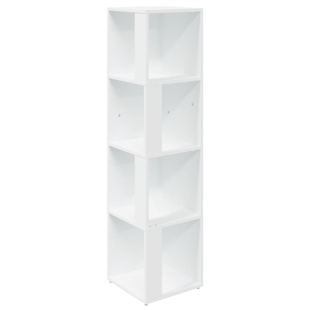 809035 vidaXL Corner Cabinet White 33x33x132 cm Engineered Wood 2