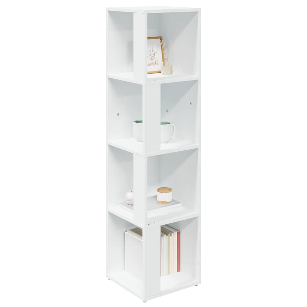 809035 vidaXL Corner Cabinet White 33x33x132 cm Engineered Wood 6