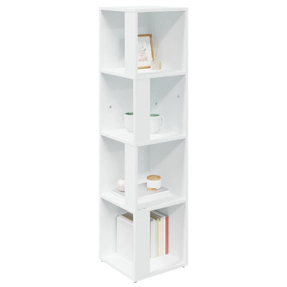 809035 vidaXL Corner Cabinet White 33x33x132 cm Engineered Wood 6