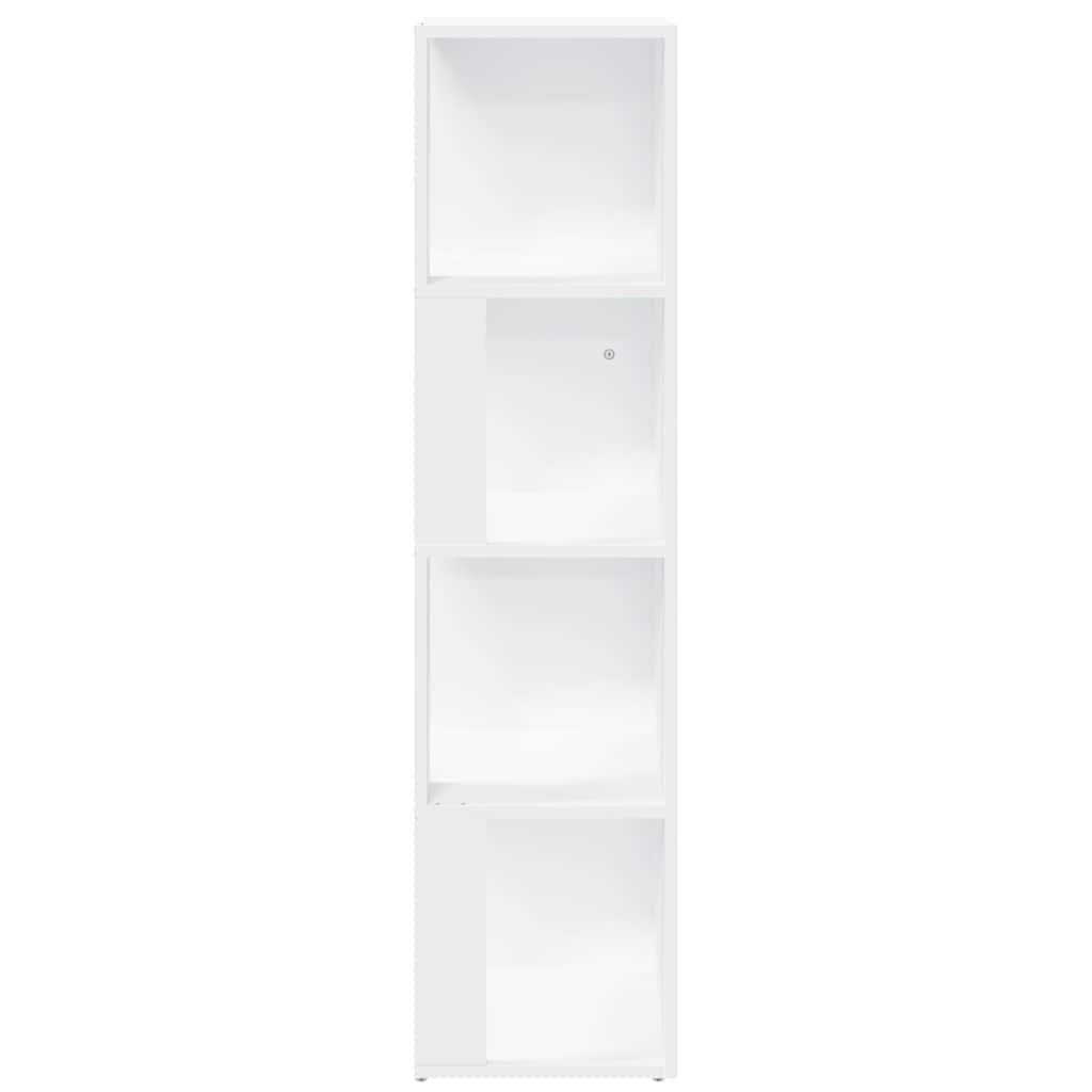 809035 vidaXL Corner Cabinet White 33x33x132 cm Engineered Wood 4