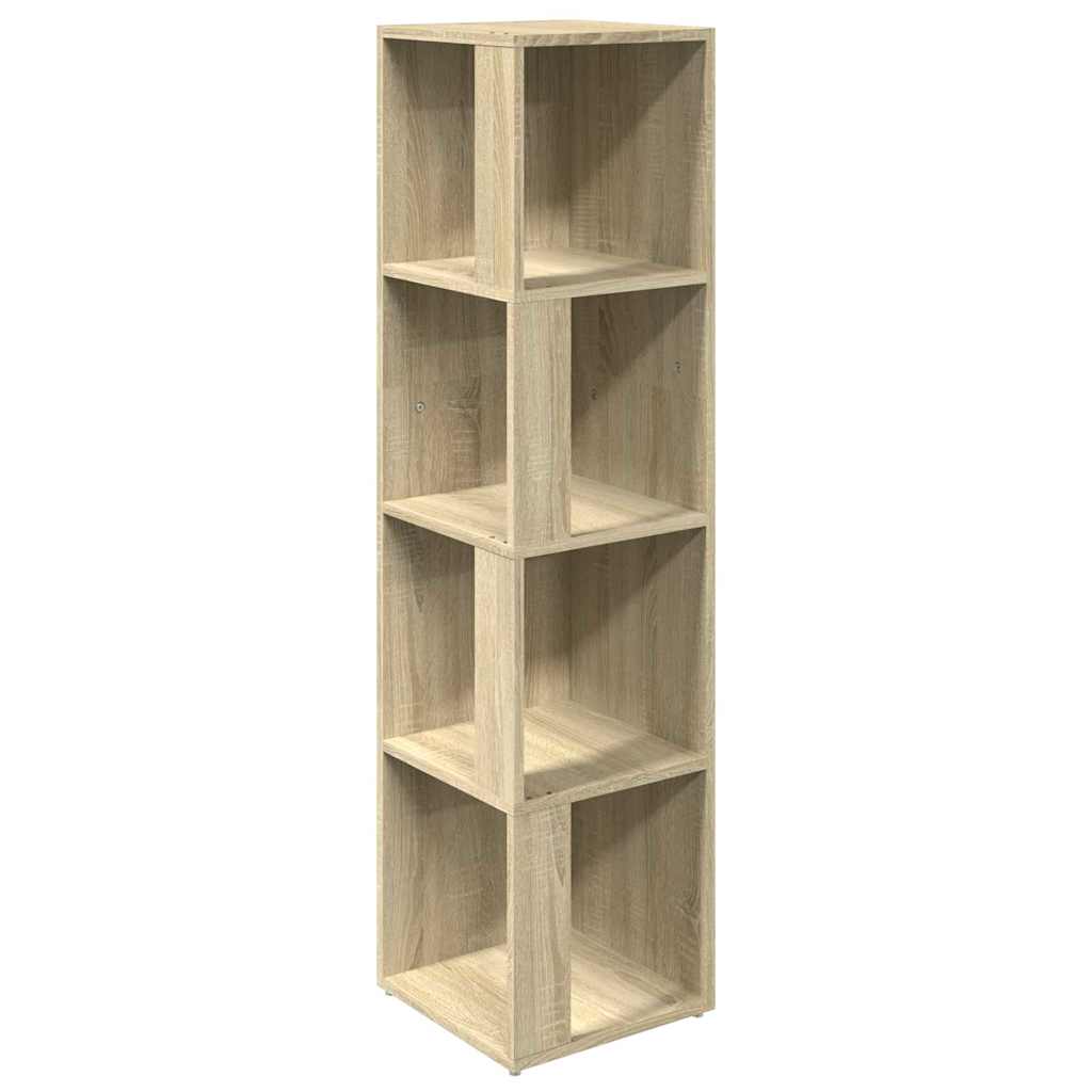 809038 vidaXL Corner Cabinet Sonoma Oak 33x33x132 cm Engineered Wood 2