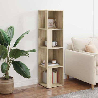 809038 vidaXL Corner Cabinet Sonoma Oak 33x33x132 cm Engineered Wood 3