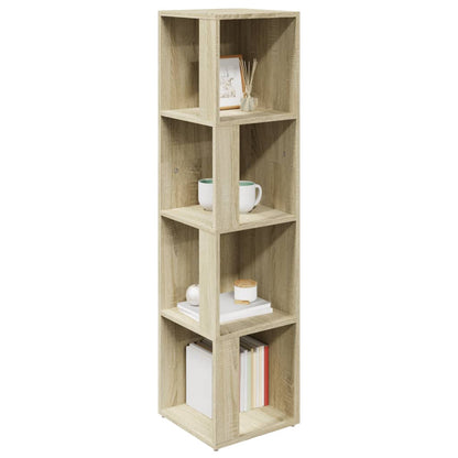 809038 vidaXL Corner Cabinet Sonoma Oak 33x33x132 cm Engineered Wood 6
