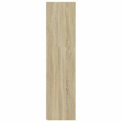 809038 vidaXL Corner Cabinet Sonoma Oak 33x33x132 cm Engineered Wood 5