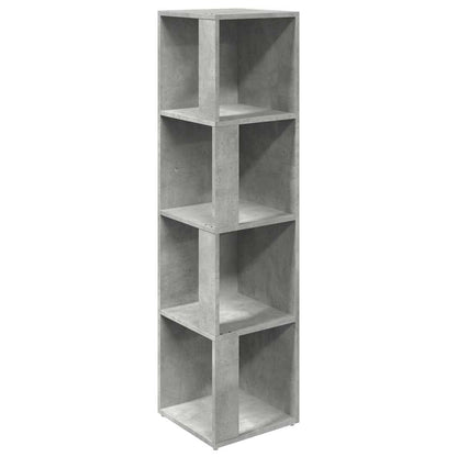 809039 vidaXL Corner Cabinet Concrete Grey 33x33x132 cm Engineered Wood 2