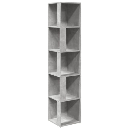 vidaXL Corner Cabinet Concrete Grey 33x33x164.5 cm Engineered Wood 2