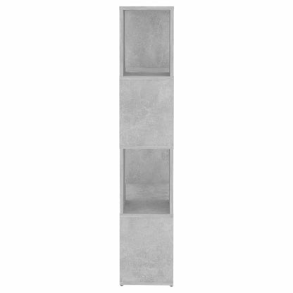 vidaXL Book Cabinet Room Divider Concrete Grey 60x24x124.5 cm 6