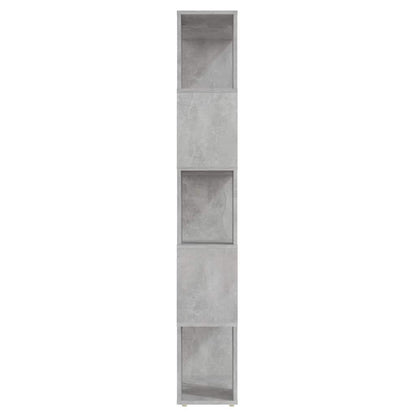 vidaXL Book Cabinet Room Divider Concrete Grey 60x24x155 cm 6