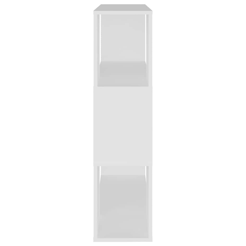 vidaXL Book Cabinet Room Divider White 80x24x94 cm Engineered Wood 6