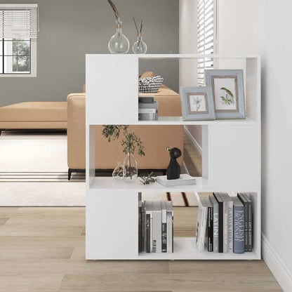 vidaXL Book Cabinet Room Divider White 80x24x94 cm Engineered Wood 1