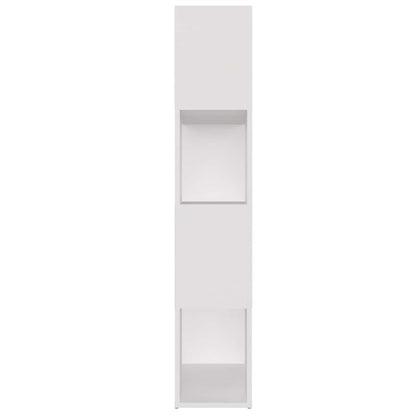 vidaXL Book Cabinet Room Divider White 80x24x124.5 cm Engineered Wood 6
