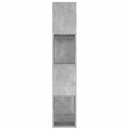 vidaXL Book Cabinet Room Divider Concrete Grey 80x24x124.5cm Engineered Wood 6