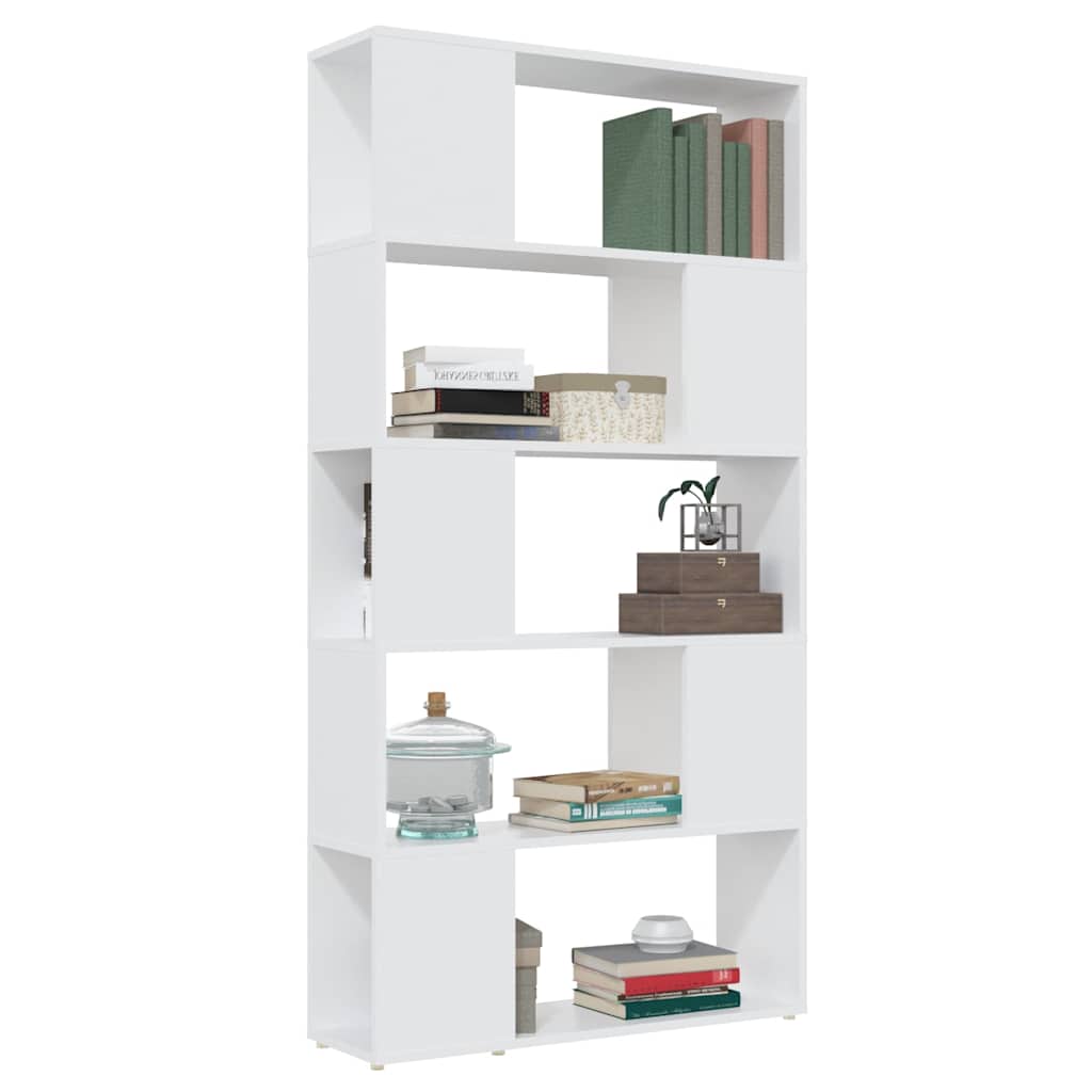 vidaXL #N/A | White | Engineered wood | 80x24x155 cm | Book Cabinet 5