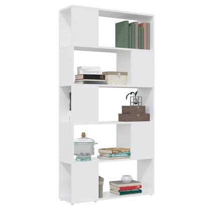 vidaXL #N/A | White | Engineered wood | 80x24x155 cm | Book Cabinet 5