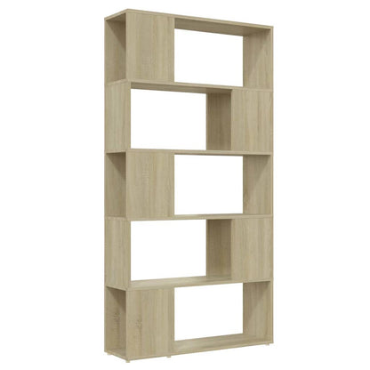 vidaXL Book Cabinet Room Divider | Sonoma oak | Engineered wood | 80x24x155 cm 2