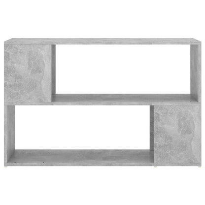 vidaXL Book Cabinet | Concrete grey | Engineered wood | 100 cm x 24 cm x 63 cm 3