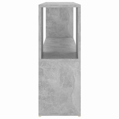 vidaXL Book Cabinet | Concrete grey | Engineered wood | 100 cm x 24 cm x 63 cm 4