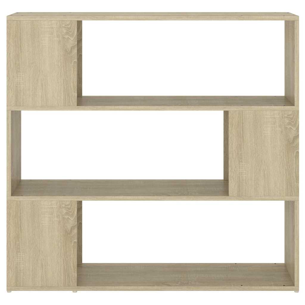 vidaXL Book Cabinet Room Divider Sonoma Oak 100x24x94 cm 5