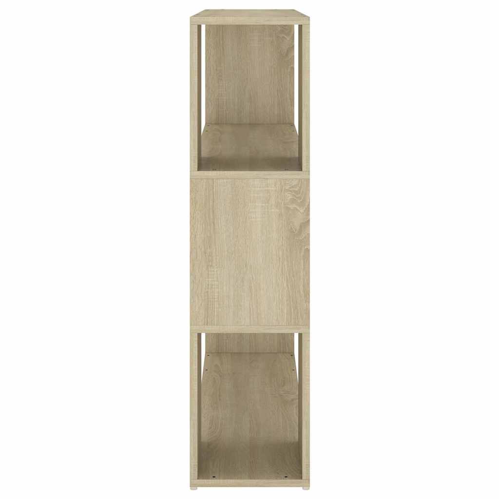 vidaXL Book Cabinet Room Divider Sonoma Oak 100x24x94 cm 6