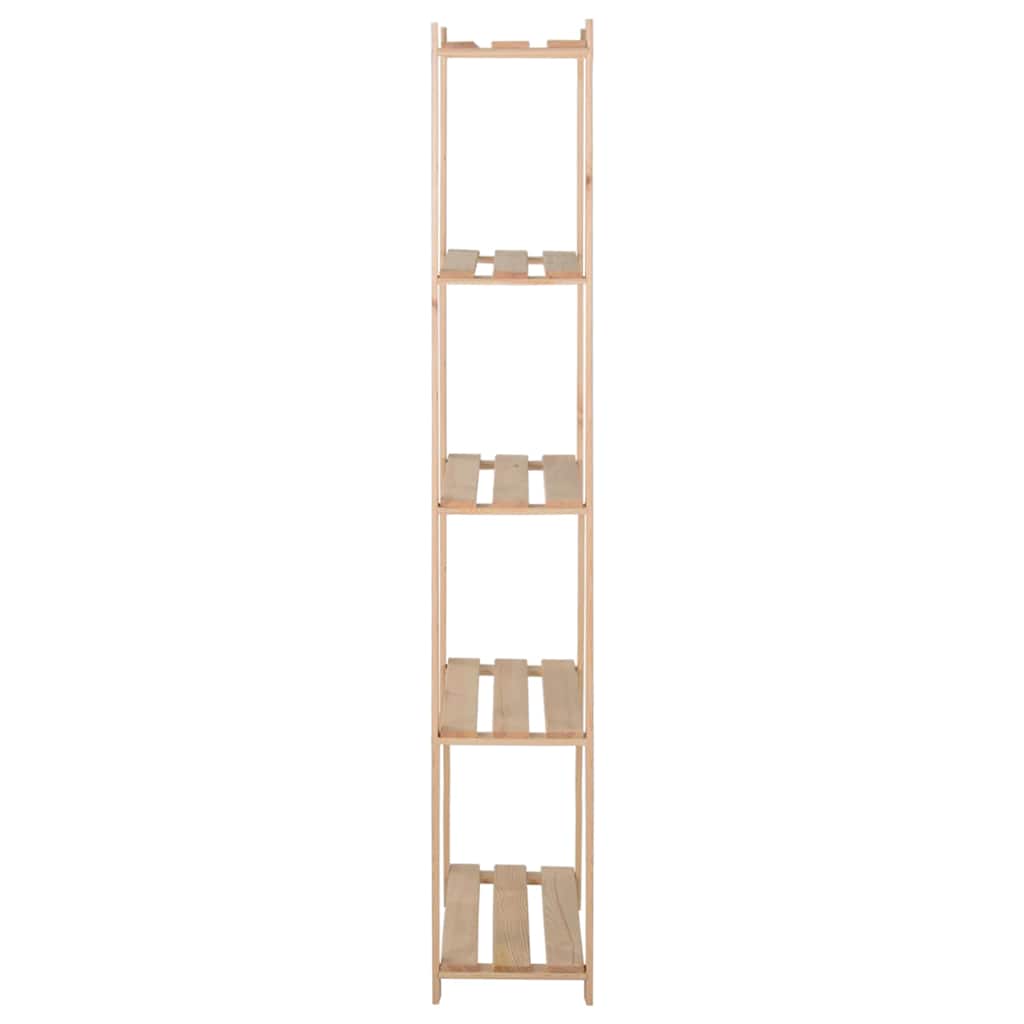 vidaXL 5-Tier Storage Rack 80x28.5x170 cm Solid Pinewood 3