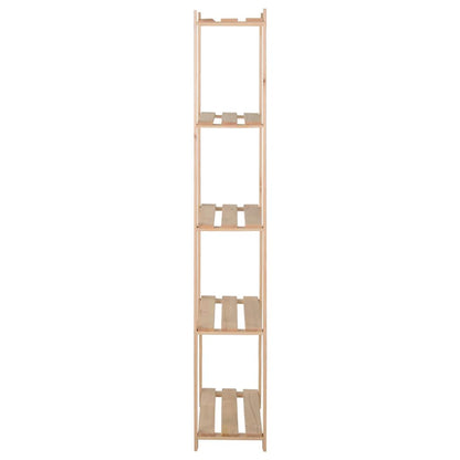 vidaXL 5-Tier Storage Rack 80x28.5x170 cm Solid Pinewood 3