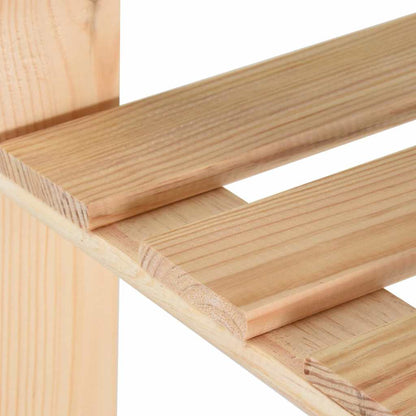 vidaXL 5-Tier Storage Rack 80x28.5x170 cm Solid Pinewood 4