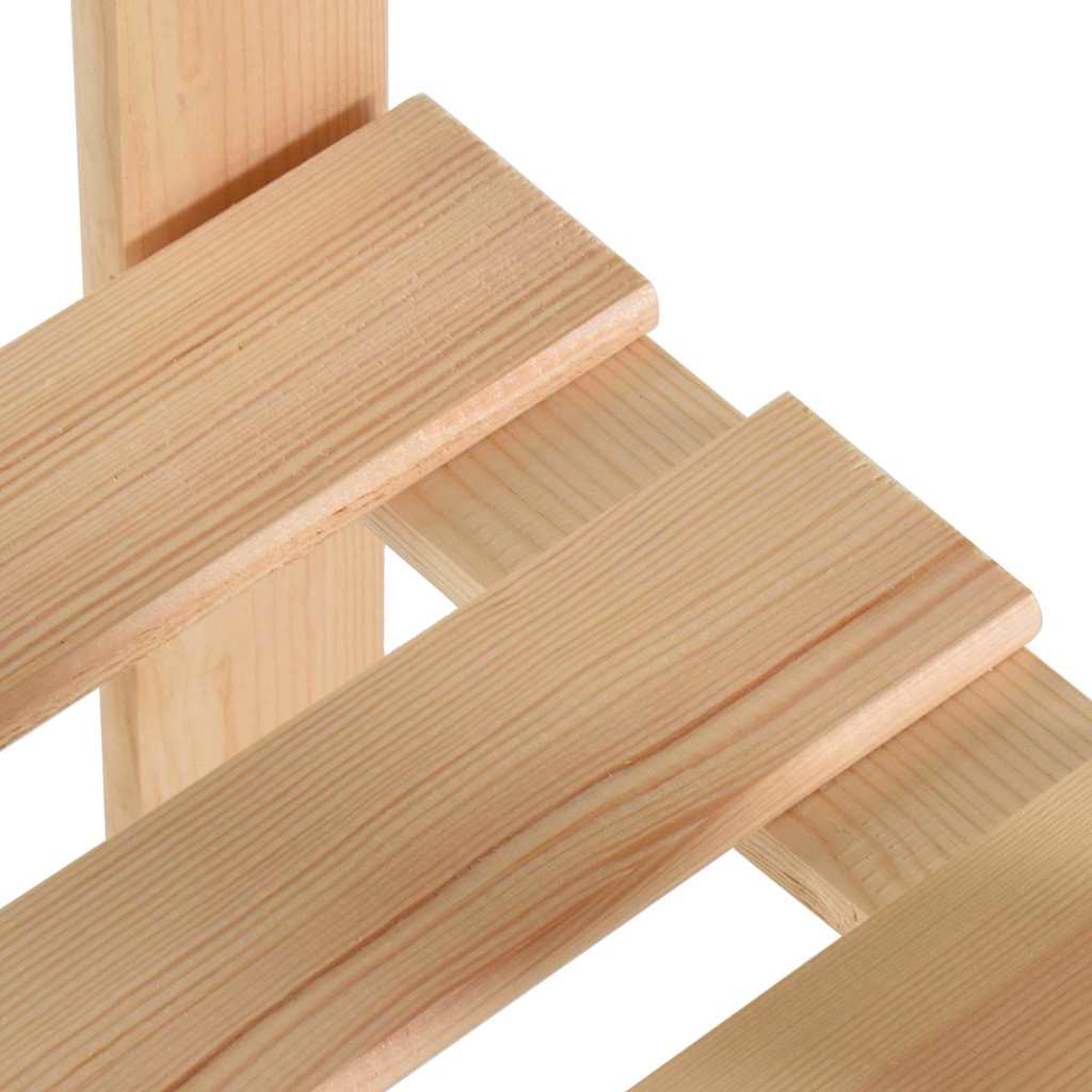 vidaXL 5-Tier Storage Rack 80x28.5x170 cm Solid Pinewood 5