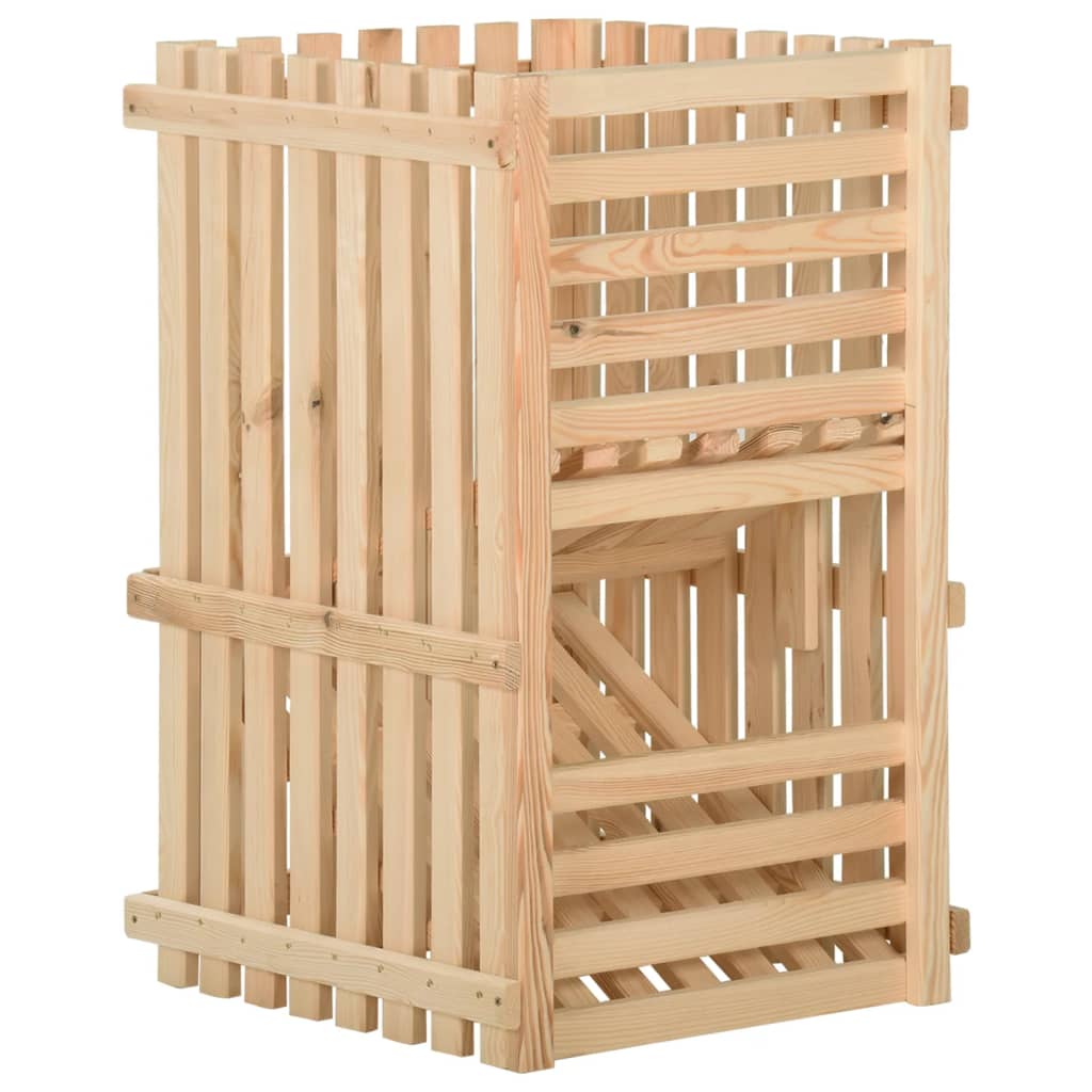 vidaXL Potato Box | Pine | Solid Pinewood | 50x50x80 cm | Potato Box 1