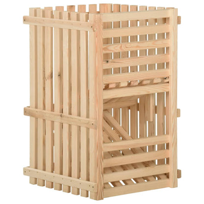 vidaXL Potato Box | Pine | Solid Pinewood | 50x50x80 cm | Potato Box 1
