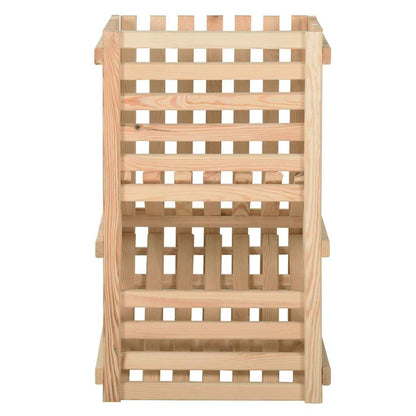 vidaXL Potato Box | Pine | Solid Pinewood | 50x50x80 cm | Potato Box 3