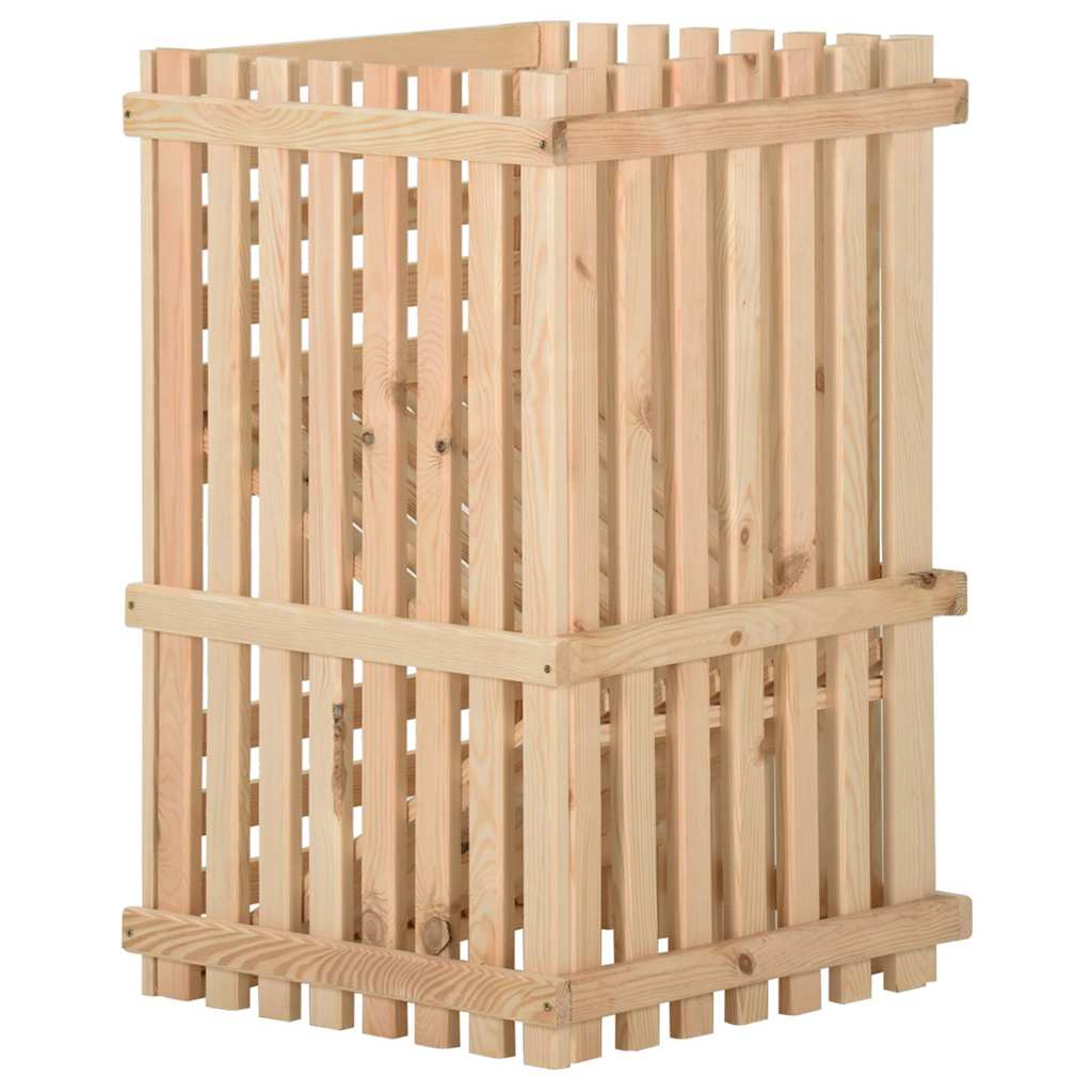 vidaXL Potato Box | Pine | Solid Pinewood | 50x50x80 cm | Potato Box 5