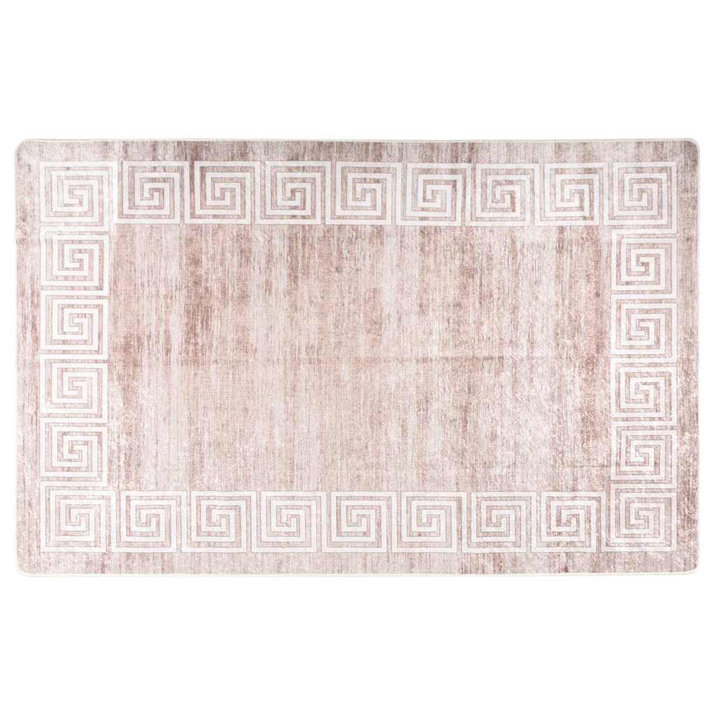 vidaXL Rug | Beige | 100% Polyester | Large | Rug | Rectangular | Trendy 2