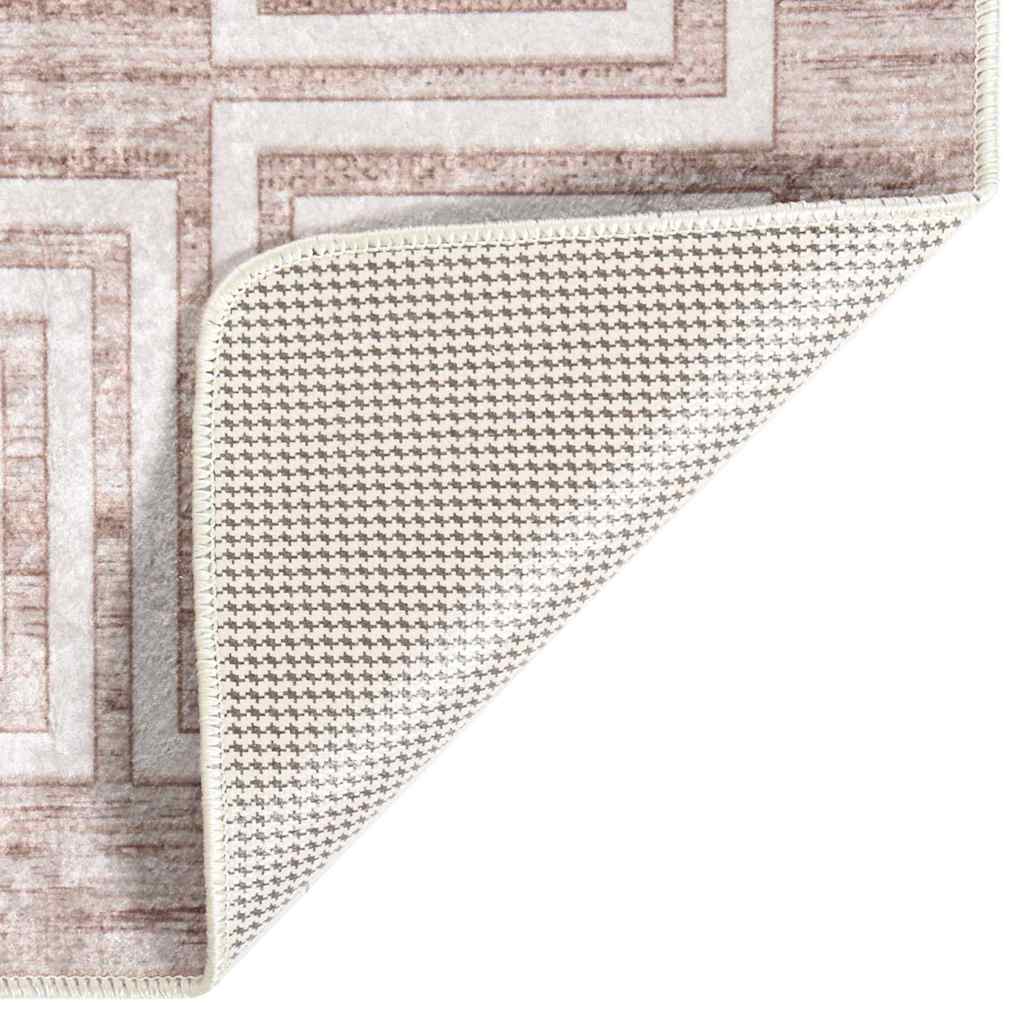 vidaXL Rug | Beige | 100% Polyester | Large | Rug | Rectangular | Trendy 3