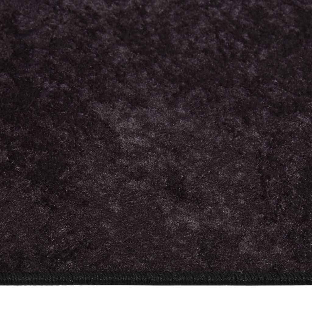 vidaXL Rug | Anthracite | 100% Polyester | 190x300 cm | Area Rug | Rectangular 4